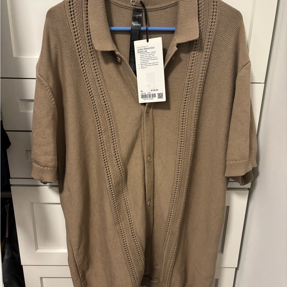 lululemon athletica Tan Men's Shirt